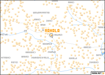 map of Mahala