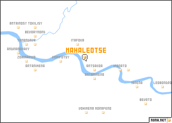 map of Mahaleotse