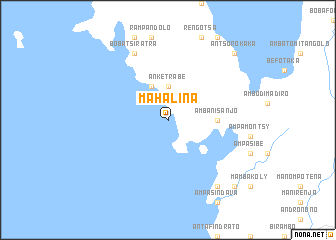map of Mahalina