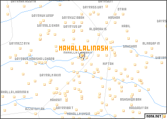 map of Maḩall al ‘Ināsh