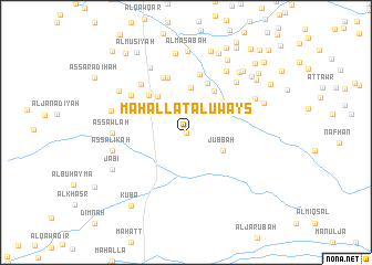 map of Maḩallat al ‘Uways