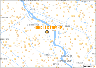 map of Maḩallat Bishr