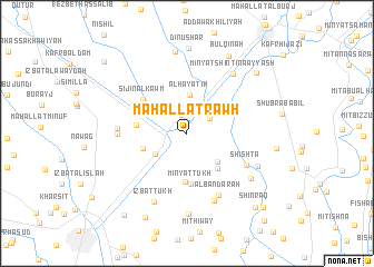 map of Maḩallat Rawḩ