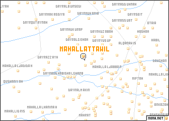 map of Maḩall aţ Ţawīl