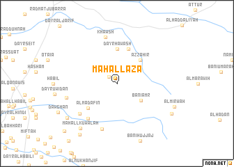 map of Maḩall Aza‘