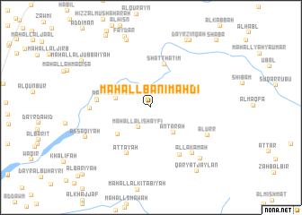 map of Maḩall Banī Mahdī