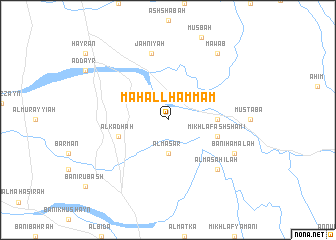 map of Maḩall Ḩammām