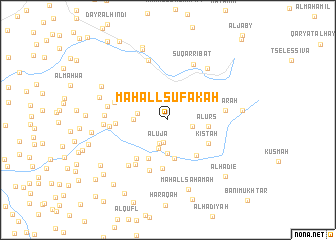 map of Maḩall Sufākah