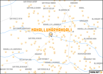 map of Maḩall ‘Umar Mahdalī