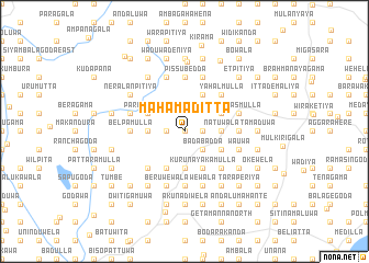 map of Mahamaditta