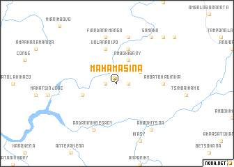 map of Mahamasina