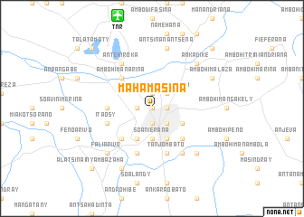 map of Mahamasina