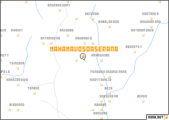 map of Mahamavo-Soaserana