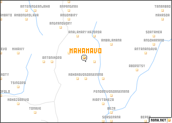 map of Mahamavo