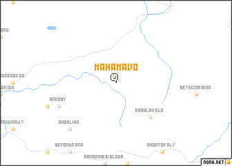 map of Mahamavo