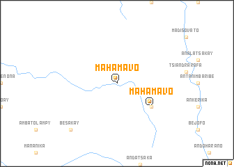 map of Mahamavo