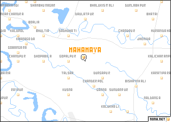 map of Mahāmāya