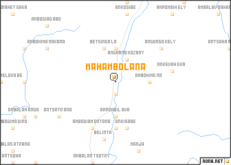 map of Mahambolana