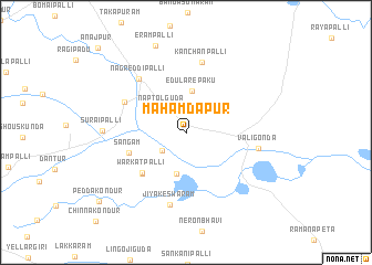 map of Mahamdāpur