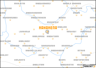 map of Mahamena