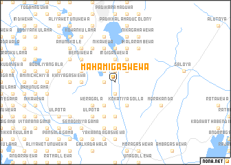 map of Maha Migaswewa