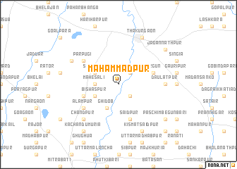 map of Mahammadpur