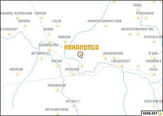 map of Mahamonga