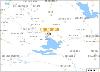 map of Mahanagh