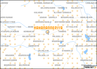 map of Maha Nanneriya