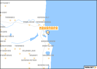 map of Mahanara