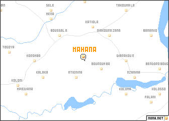 map of Mahana