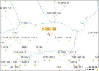 map of Mahana