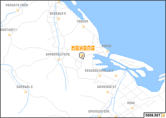 map of Mahana