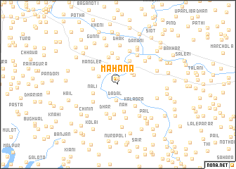 map of Mahāna