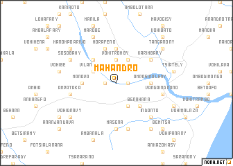 map of Mahandro