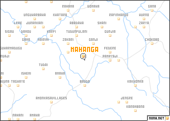 map of Mahanga