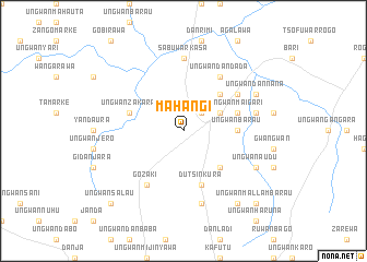 map of Mahangi