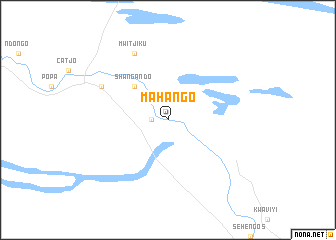 map of Mahango