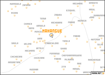 map of Mahangue