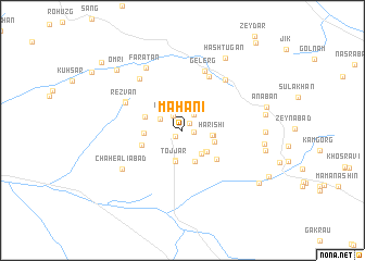 map of Māhānī