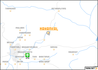 map of Mahānkāl