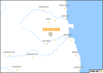 map of Mahanob