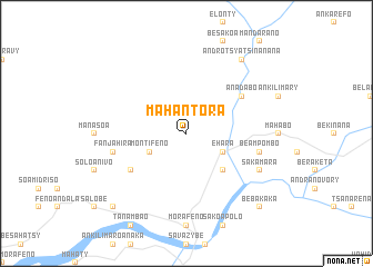 map of Mahantora