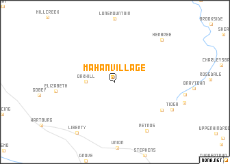 map of Mahan Village