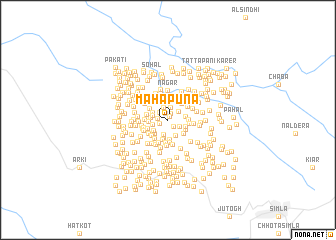 map of Mahāpuna