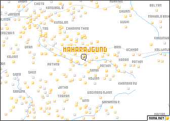 map of Mahārāj Gūnd