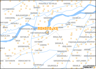 map of Mahārājke