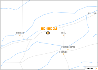 map of Mahārāj