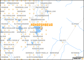 map of Maha Rambewa