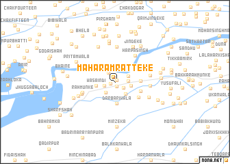 map of Mahāram Ratteke